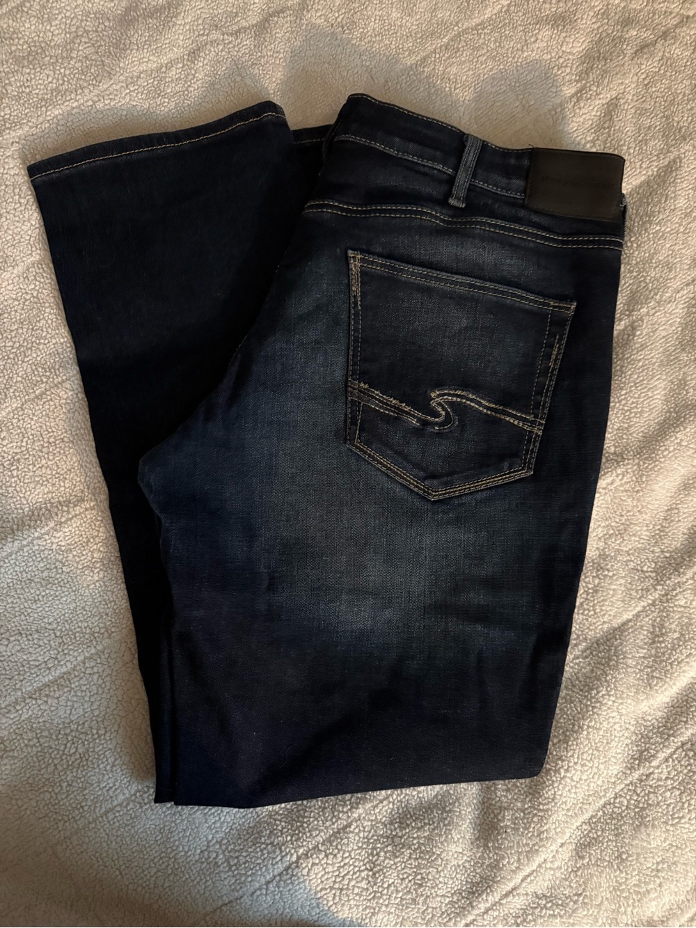 Men's Silver Greyson - Classic Straight Fit - 38 x 32